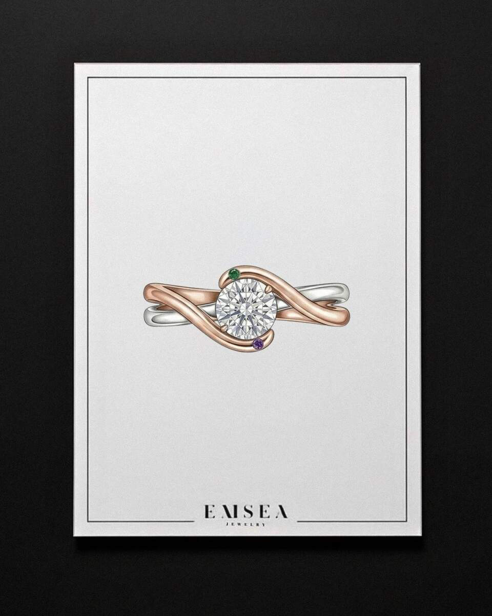 Emsea engagement ring commission