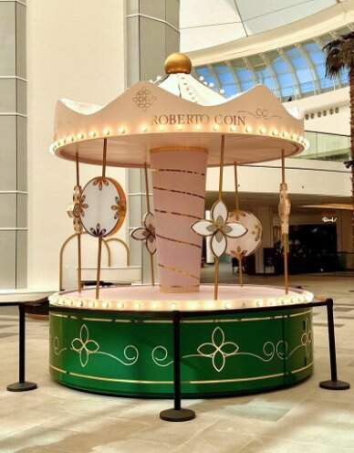 Roberto Coin carousel installation